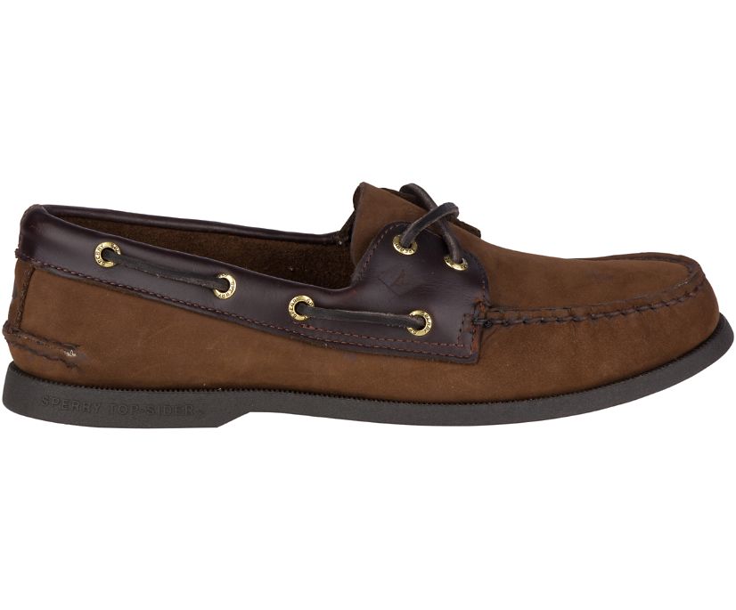 Sperry Authentic Original Leather Boat Shoes - Men's Boat Shoes - Brown [BL5489261] Sperry Top Sider